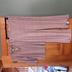 Mauve and Heather Gray 2 piece Palooza Set.